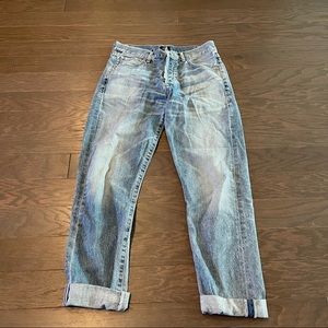 Citizens of Humanity Liya high rise classic fit crop jeans size 27